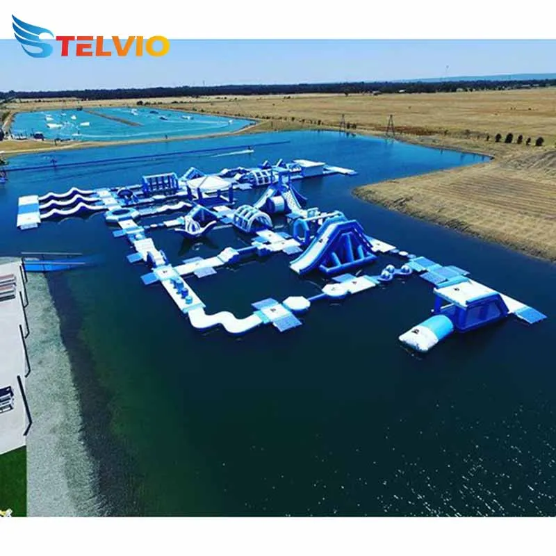 New Outdoor Water Park Inflatable Floating Water Obstacle Course Manufacturer Funny Inflatable Park Aqua Park