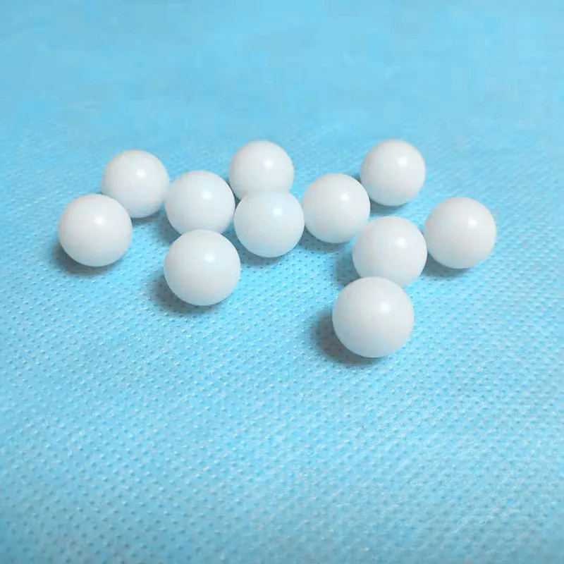 In stock 7/16' 1/2' 11.1125mm 12.7mm white precision delrin solid POM plastic ball