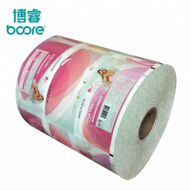 Qingzhou Bright PET/PE Wet Wipes Packaging Film