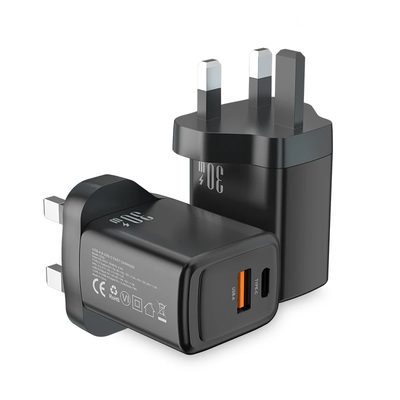 DEJI US EU Plug Gan Charger 65w Pd Fast Mobile Phone Charger for mobile phone Laptop Usb Type C Charger