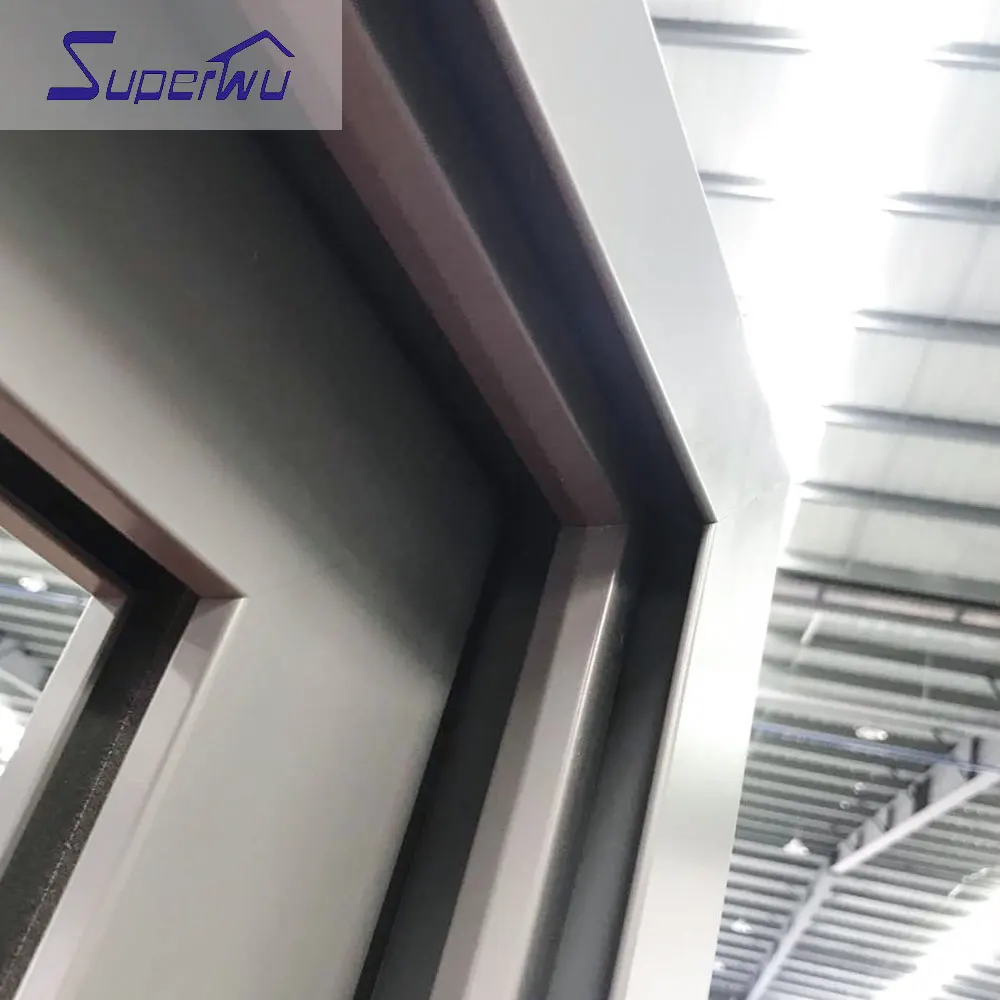Алюминиевое окно Superhouse, сделанное в Китае, энергосберегающее алюминиевое раздвижное окно с двойным стеклом, одобрено AS2047 NFRC DADE