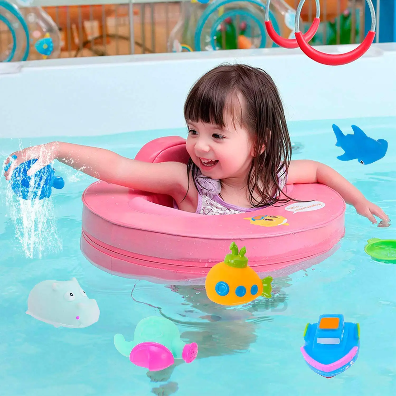  Детский набор для ванны Bathtime веселая обучающая игрушка с животными развивающая детская