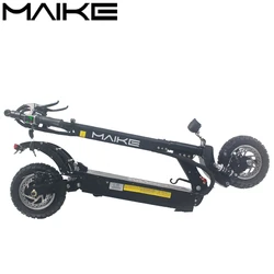 Maike MK4 1200W 40ah 130KM Dual motor foldable electric scooter with seat dropshippinig adult wholesale off road e-scooters fast