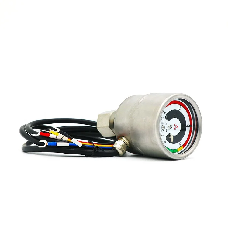 SPR Stainless Steel 316 Material Back Mounting 0-1.0 Bar 63mm Sf6 Gas Manometer For Circuit Breaker