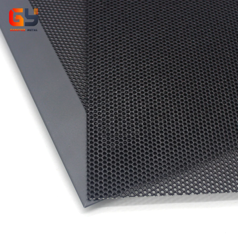 Australian Standards DVA Mesh Black Window Screen Mesh Aluminum Perforated Sheet