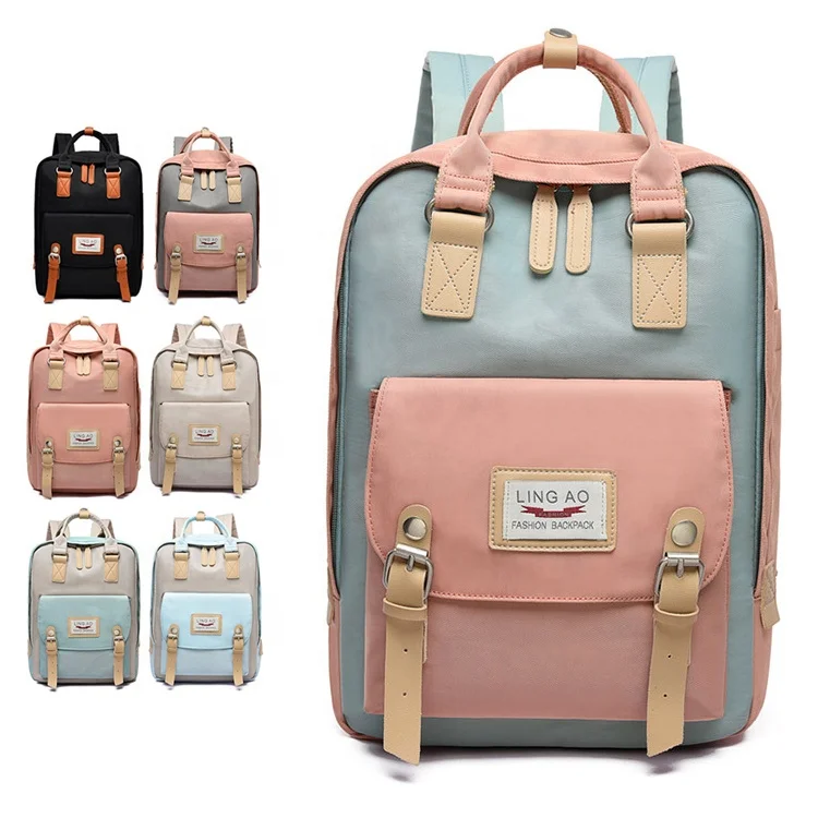 High fashion  baby diaper bag backpack with changing station portable mummy bag wholesale large capacity canvas diaper bags