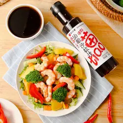 Slim Spicy Vinaigrette Salad Dressing 0% fat and Sugar for people on a light diet Cool vegetables and meat 268g