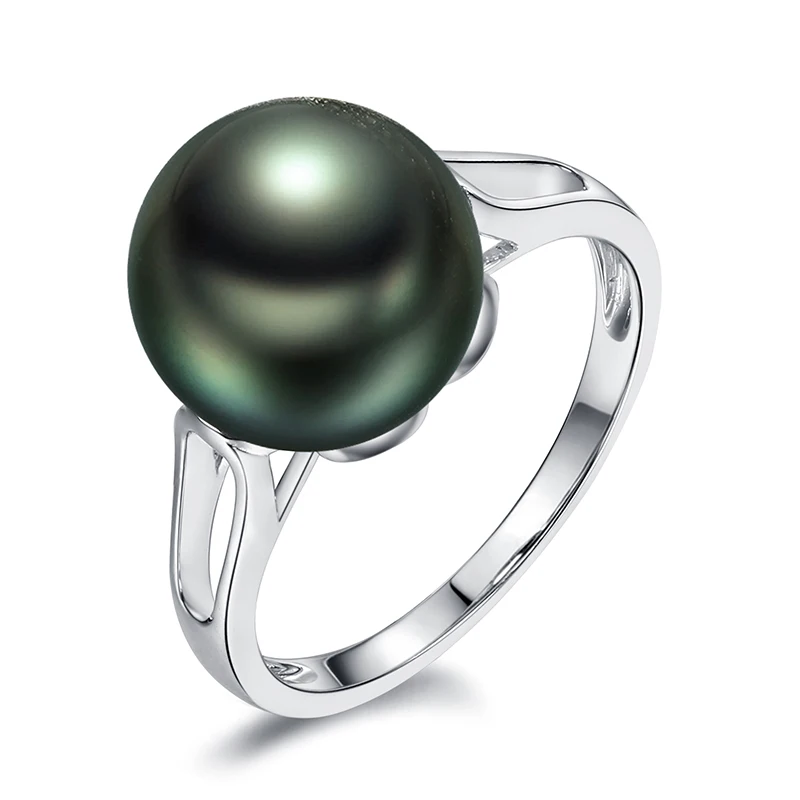Meidi  jewelry  925 sterling silver freshwater pearl  rings mounting  classical  eternity pearl ring accessory with zircon