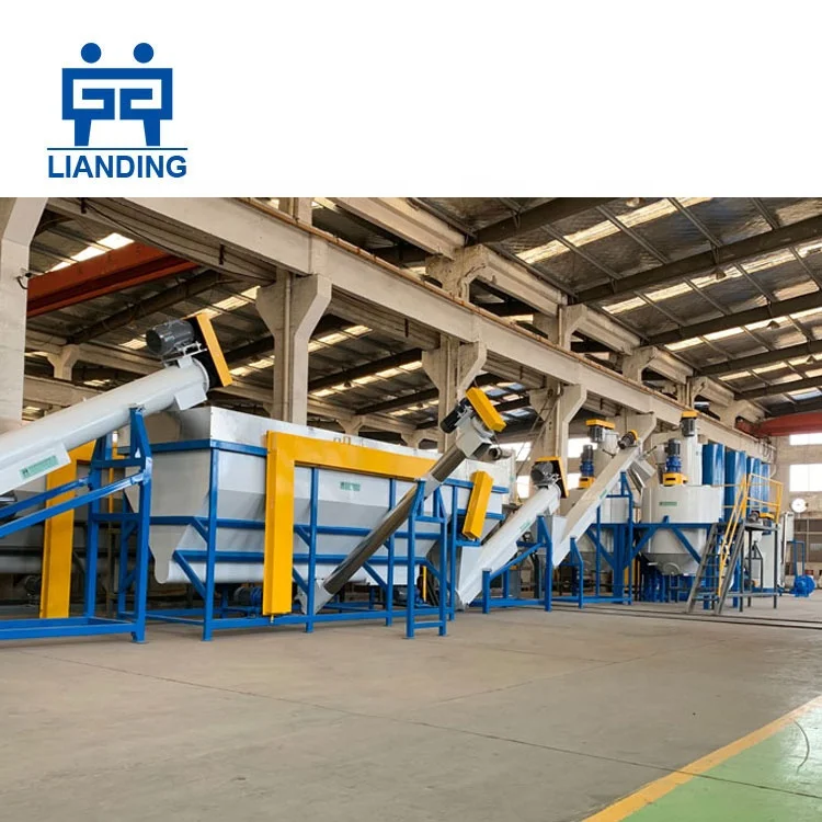 Lianding PE PP Film Bags Recycling Machine Washing Line