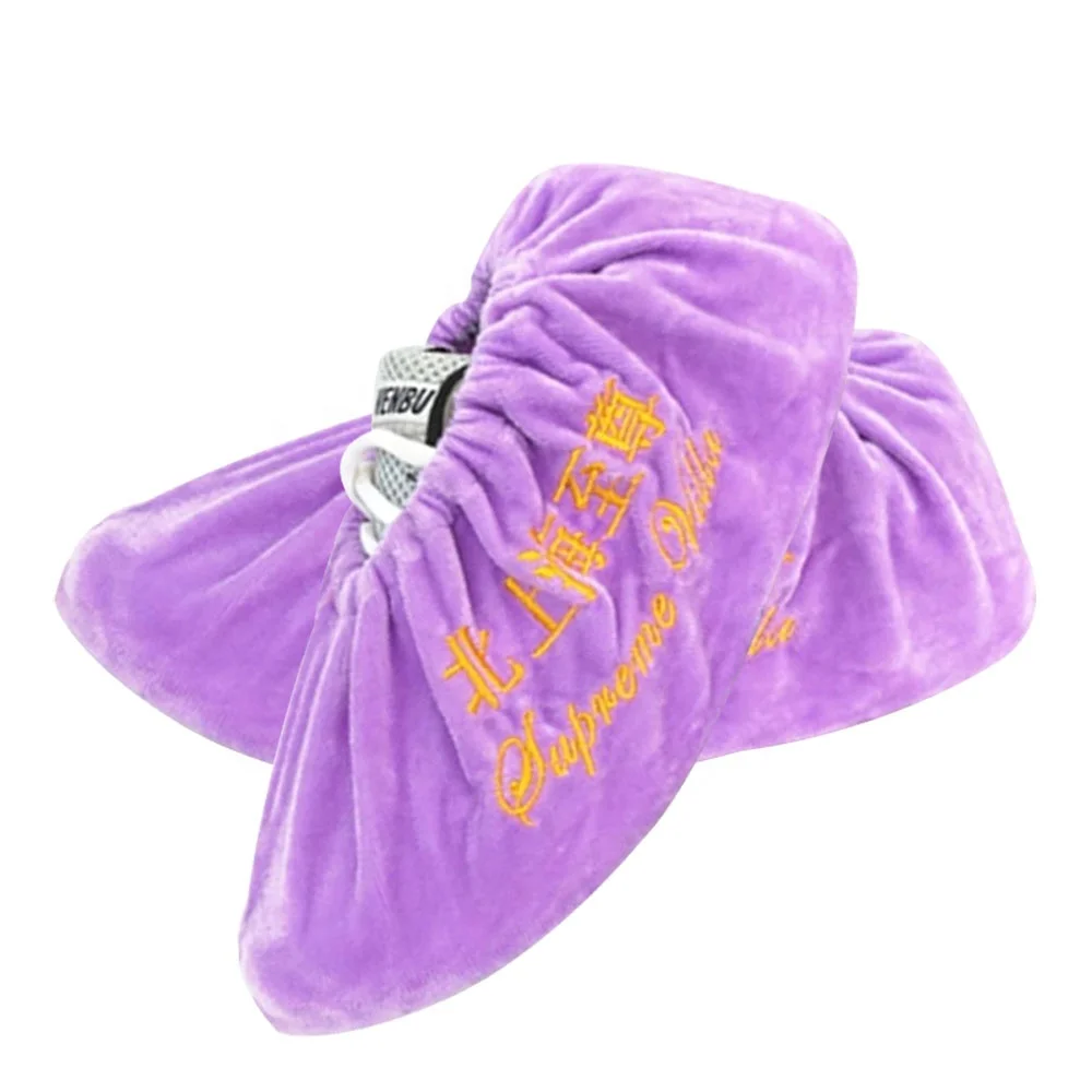 high quality velvet shoe covers for construction
