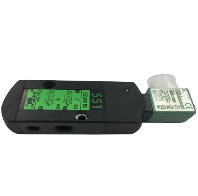 Good Price Spool Valves single/dual solenoid valves ASCO SCG551A005MS pilot operated or air operated aluminium body