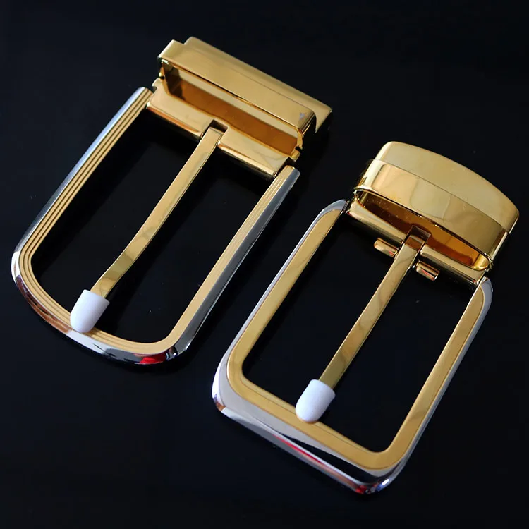 
Custom italian design 304 stainless steel mixed design pin buckle for belts male 