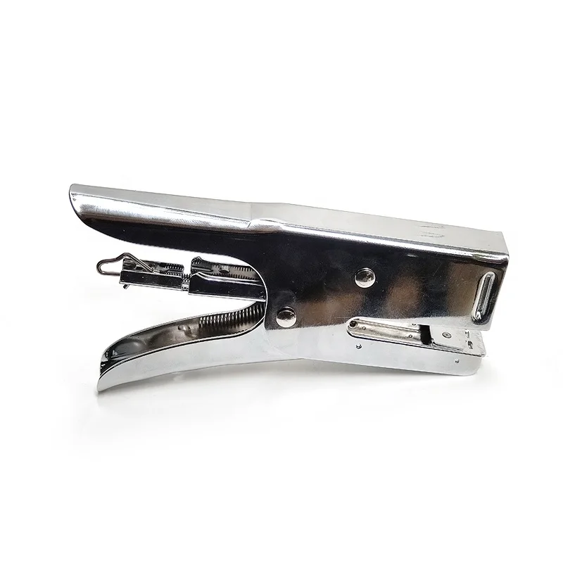 metal Plier Stapler For Home Office School All Metal Mechanism Stapler Handheld Metal Stapler