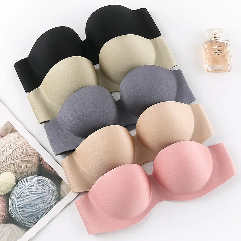 Wholesale New Arrival Push Up Bra Strapless Silicone Backless Strapless bra women