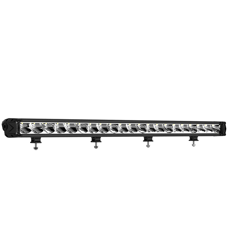 Emark Aluminum 12V ip68 waterproof bar light single row led work light bar truck ATV UTV light bar