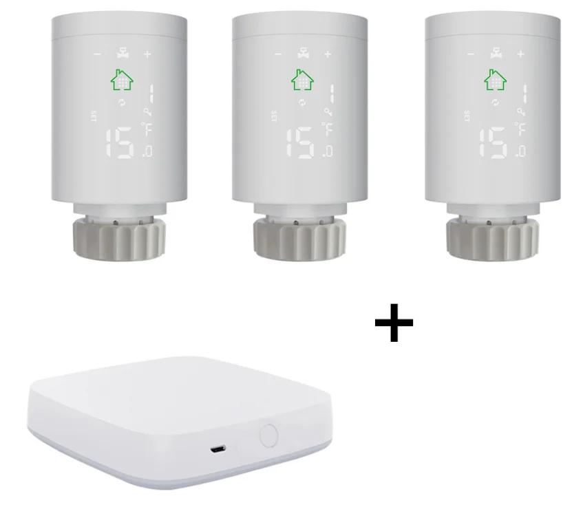WIFI ZigBee 3.0 Smart TRV Radiator Actuator Thermostat Heater Programmable Thermostatic Valve Temperature  Battery Thermostat