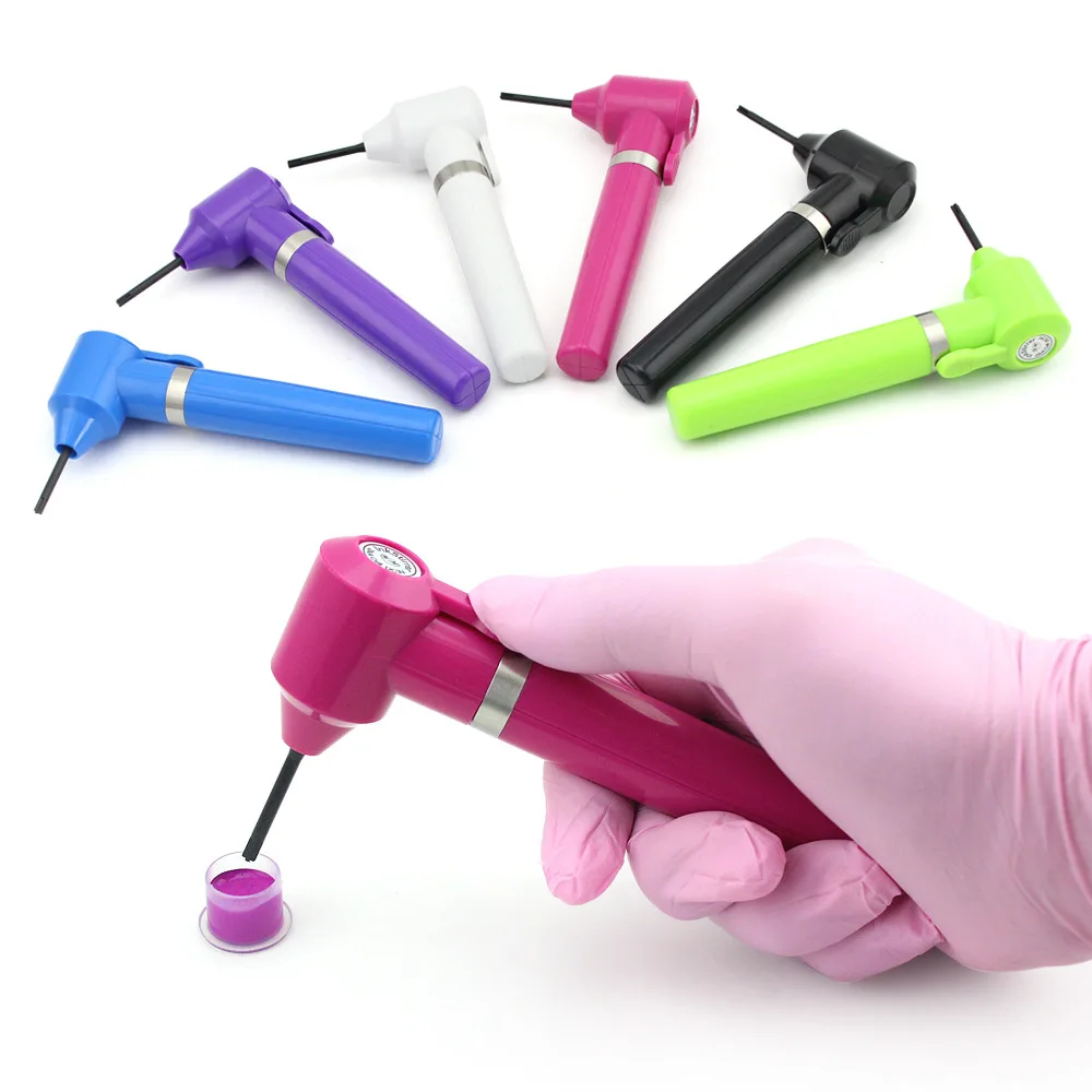 Handheld Ink Mixer Stirring Electric Battery Portable Pigment Color Mixing Machine PMU Tattoo Supplies Inks Nail Polish