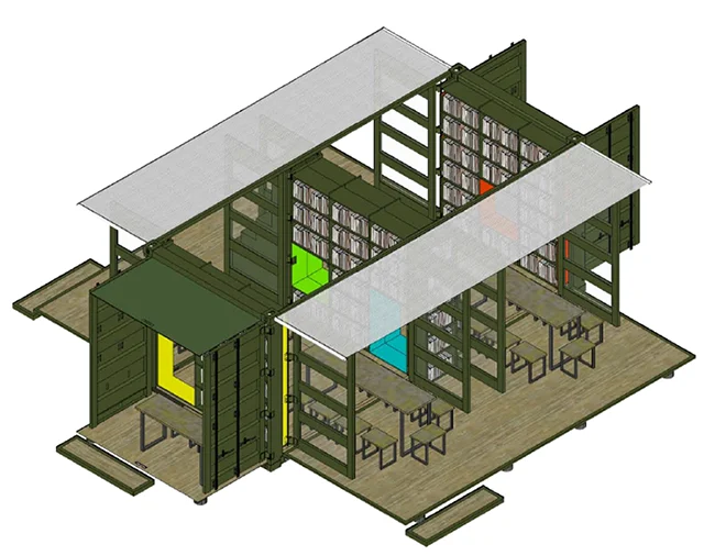 Hyundai 20 foot modular house prefabricated container office