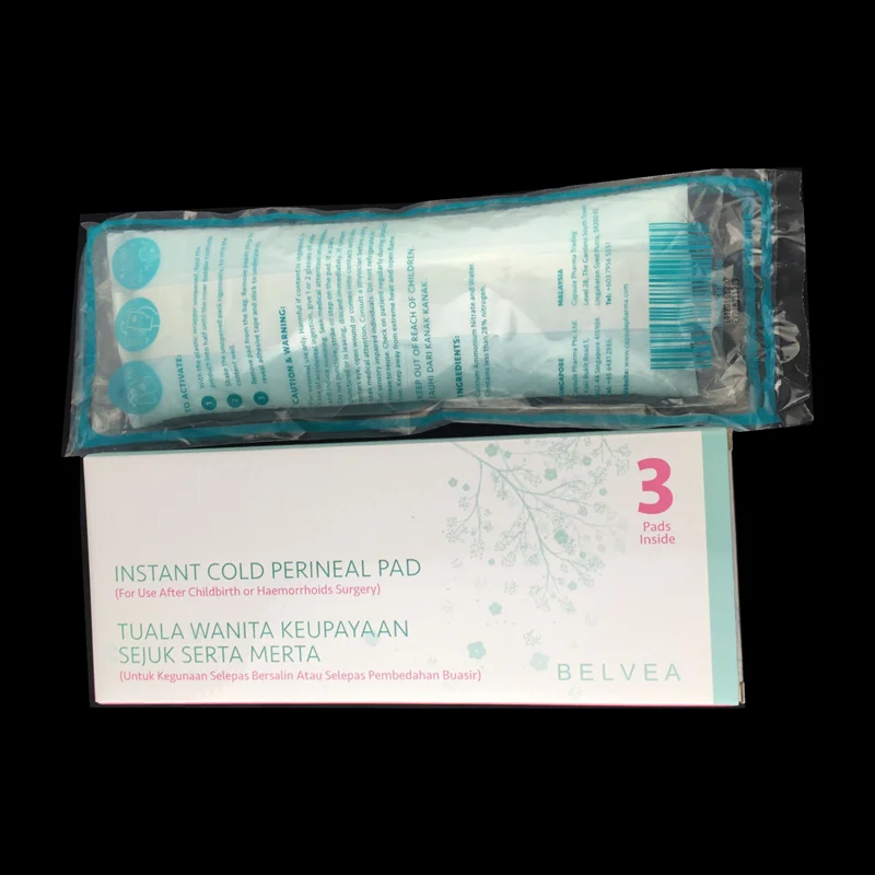 instant perineal cold pack disposal cold Postpartum pad cooling nursing pad for new mum pain relief
