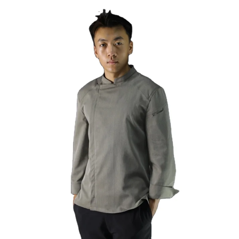 CHECKEDOUT New Restaurant & bar Long Sleeve Uniforms Comfortable Breathable Kitchen Chef Catering Uniform