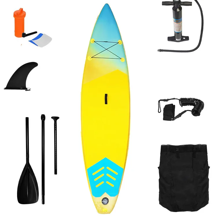 new design surfing equipment green stand up wave inflatable surfboard paddle boards race board sup board