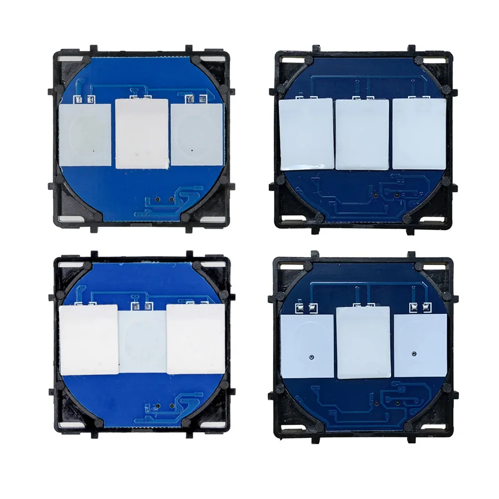 Mvava EU Standard The Base Of Touch Switch AC 110~240V 1 2 3 Gang Control Switch Function Key Parts Modular Without Glass Panel