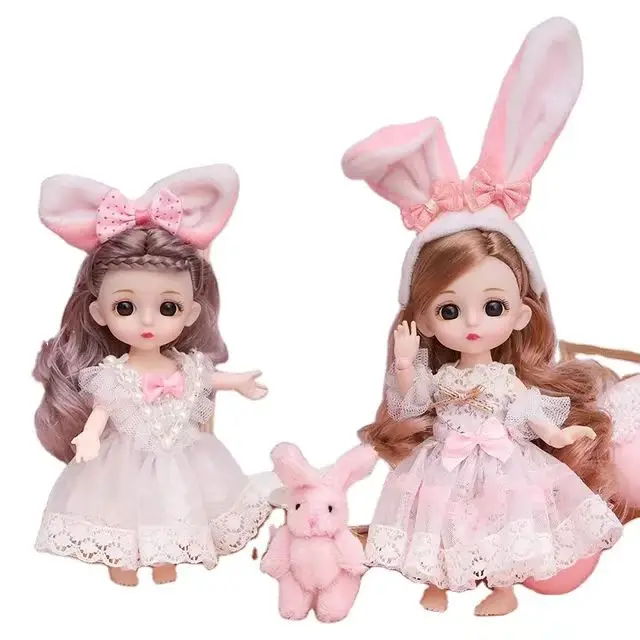 Wholesale 16cm Articulated Soft Doll Unisex Mini Toy for Kids Vinyl and Cloth Girl Gifts with New Features