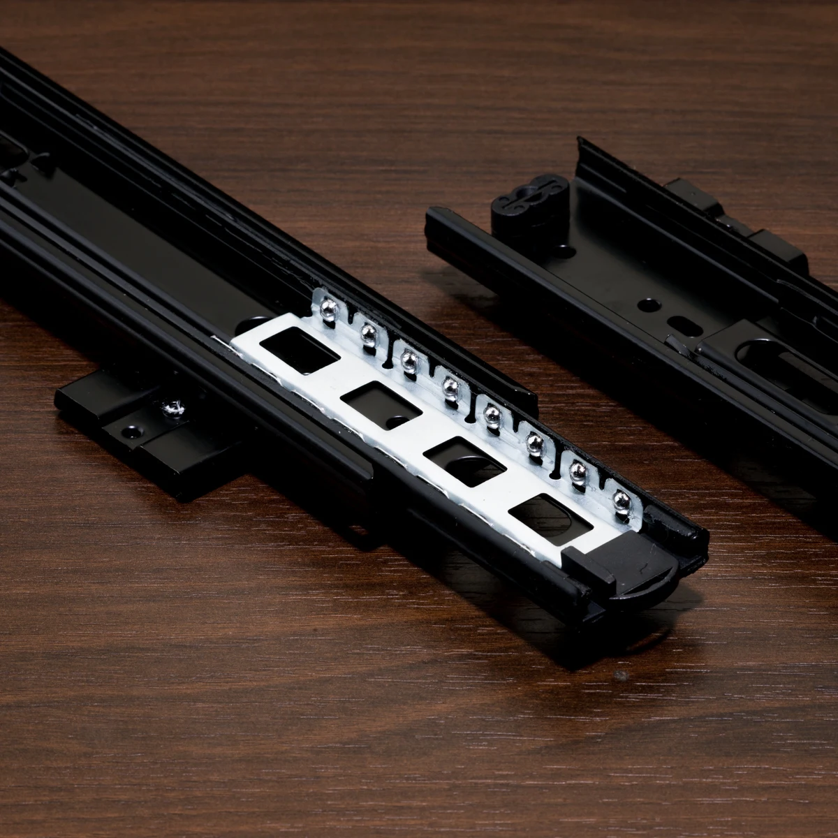 Office  Keyboard Tray Movement Track Solid Ball Bearing Side Mount Slide With Adjustable Height Bracket Keyboard Drawer Runner