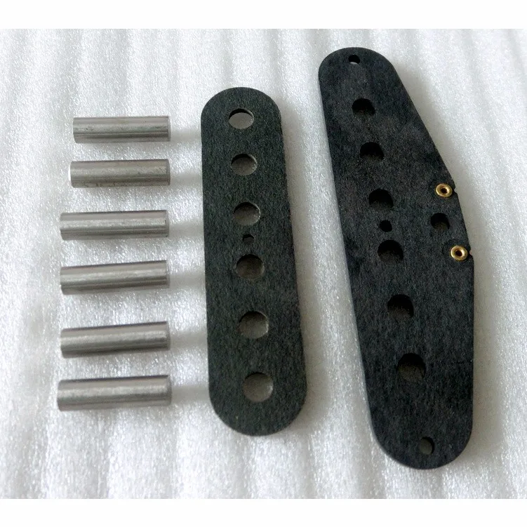 Черная шпуля с плоской обмоткой, комплекты для пикапа гитары с одной катушкой, 5 стержней, наборы для гитары «сделай сам» для ST-гитарных пикапов