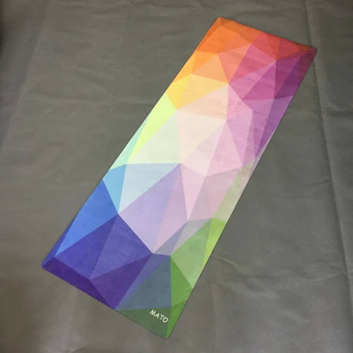 Factorysale Fitness Printed Personalnized Design Dropship Custom Eco Rubber Yoga Mat