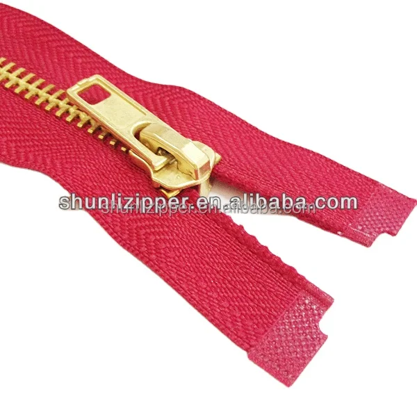 Wholesale No 5 metal zipper puller custom open end metal zipper