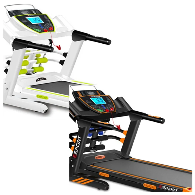 Deluxe 2hp Dc Motor Life Long Motorized Treadmill with Massager Belt Home Running Machine