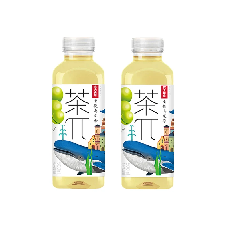 Nongfu Spring Tea  Beverage 500ml Bottled Factory Supply Tea Pie Peach Oolong Tea Fruity Beverage