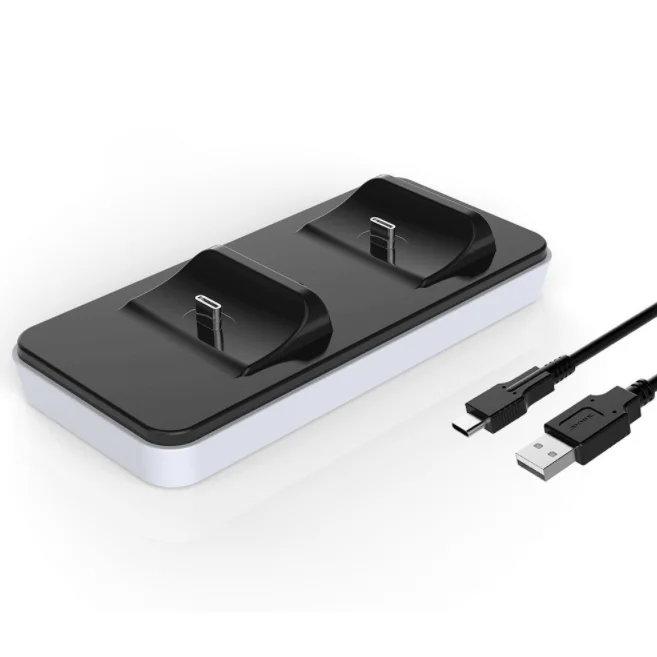 Dual USB PS5 Controller Charging Station Dock for Sony Playstation5 Controller, PS5 Controller Charger