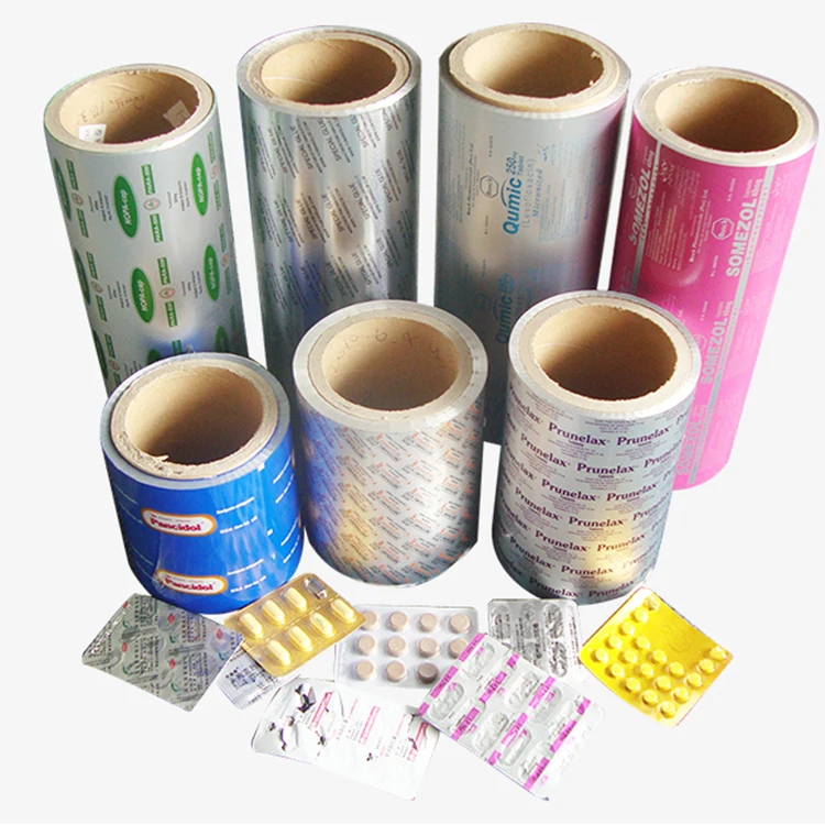 Printed and Unprinted 0.024mm PTP Alu Foil Aluminum Foil for Blister Pharmaceutical Capsule Packaging