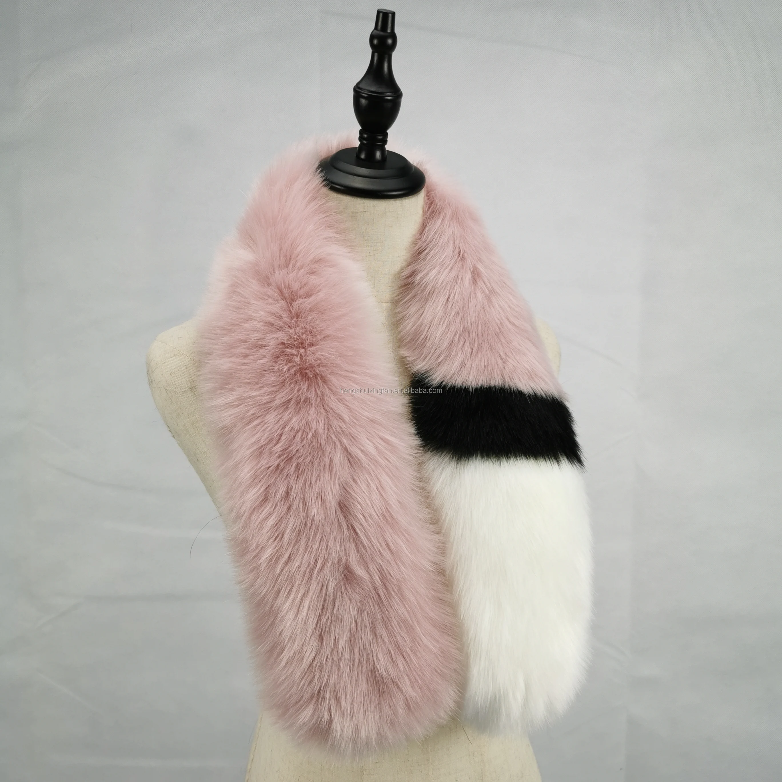 2019 New Arrival Stock Women Faux Fox Fur Collar Scarf