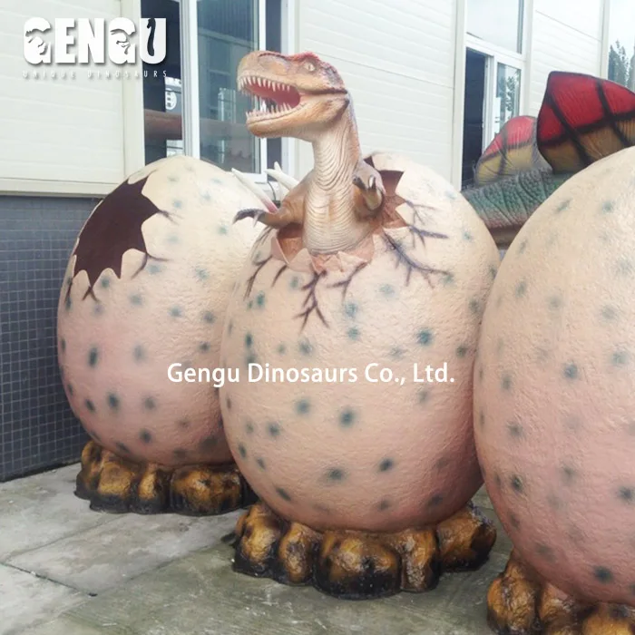 Zigong dinosaur factory for fiberglass egg dinosaur model