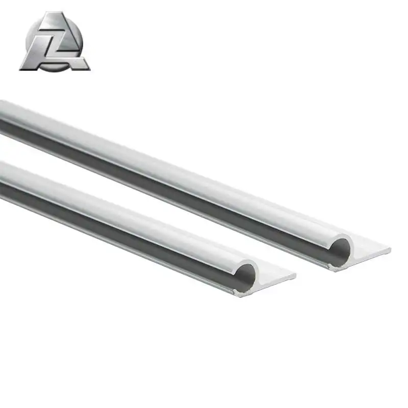 ZJD-KS107 aluminum single keder rails profile extrusion for canvas frame tents