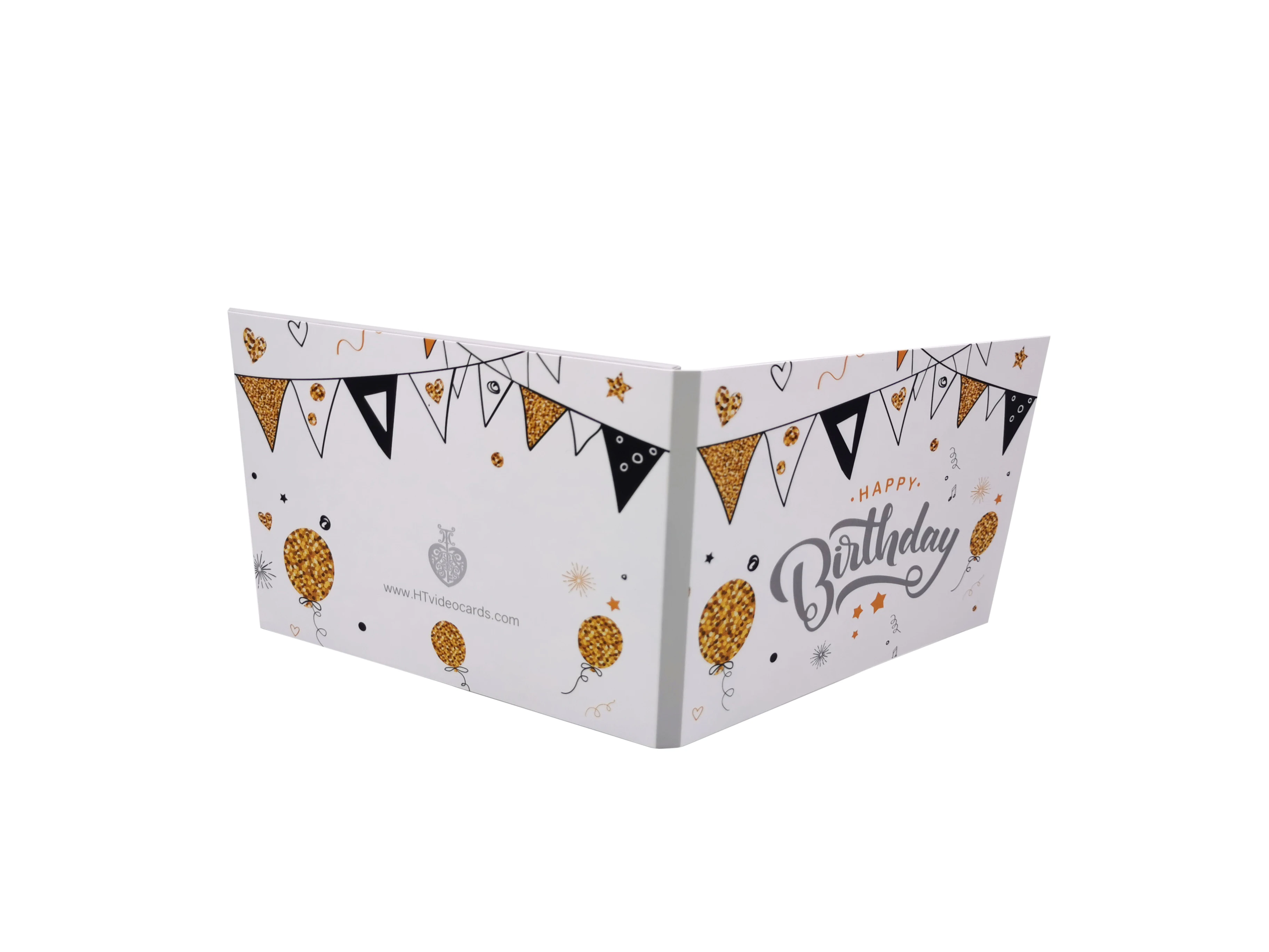 Digital Birthday Lcd Brochure 7 Inch HD Screen  Displayer With Printing For Invitation Video Greeting Card