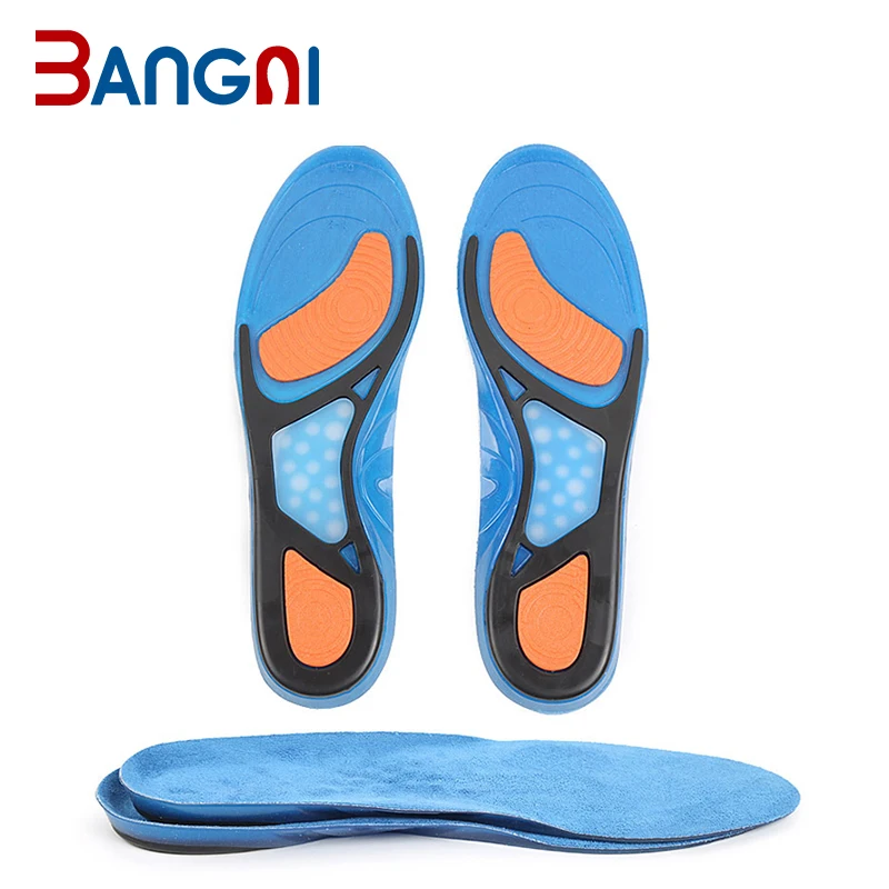 copper insole GEL Women Men Comfort Hiking TPE Running Insole
