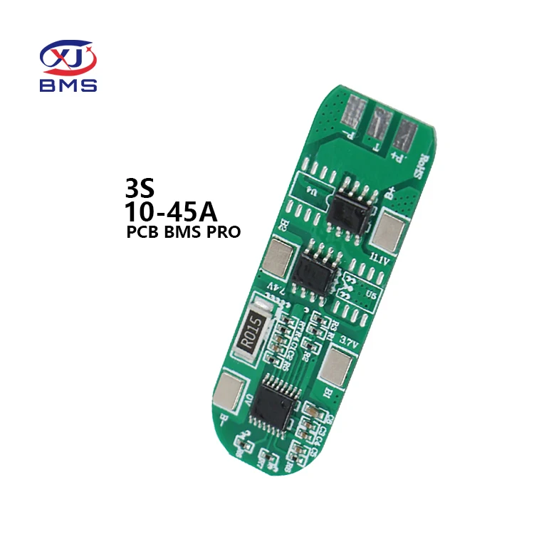 XJ BMS PCB PCBA Customized Circuit Protection Board For 2.3V Lithium Titana Battery Pack With Common Port LTO BMS 12V 5S 50A