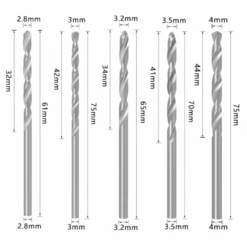Woodworking countersink drill, taper hole drill, round handle alloy head wood self-tapping screw installation step drill