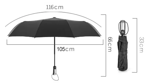 YB Custom Promotional Sunscreen Anti Three-fold Rain Sun Dual Semi Automatic Control Folding Bike Car UV Umbrella with Logo
