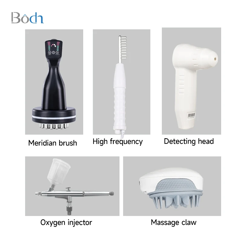 Portable Desktop 5 In 1 Hair Scalp Analyzer Hair Growth Machine Hair Care Treatment Regrowth Machine