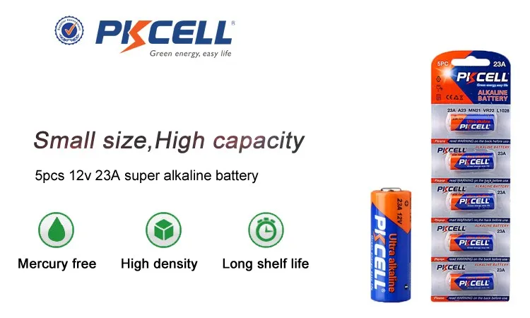 Super Non Rechargeable 23A 12V Alkaline Dry Battery 12V 23A A23 LR23a for Car Remote Control