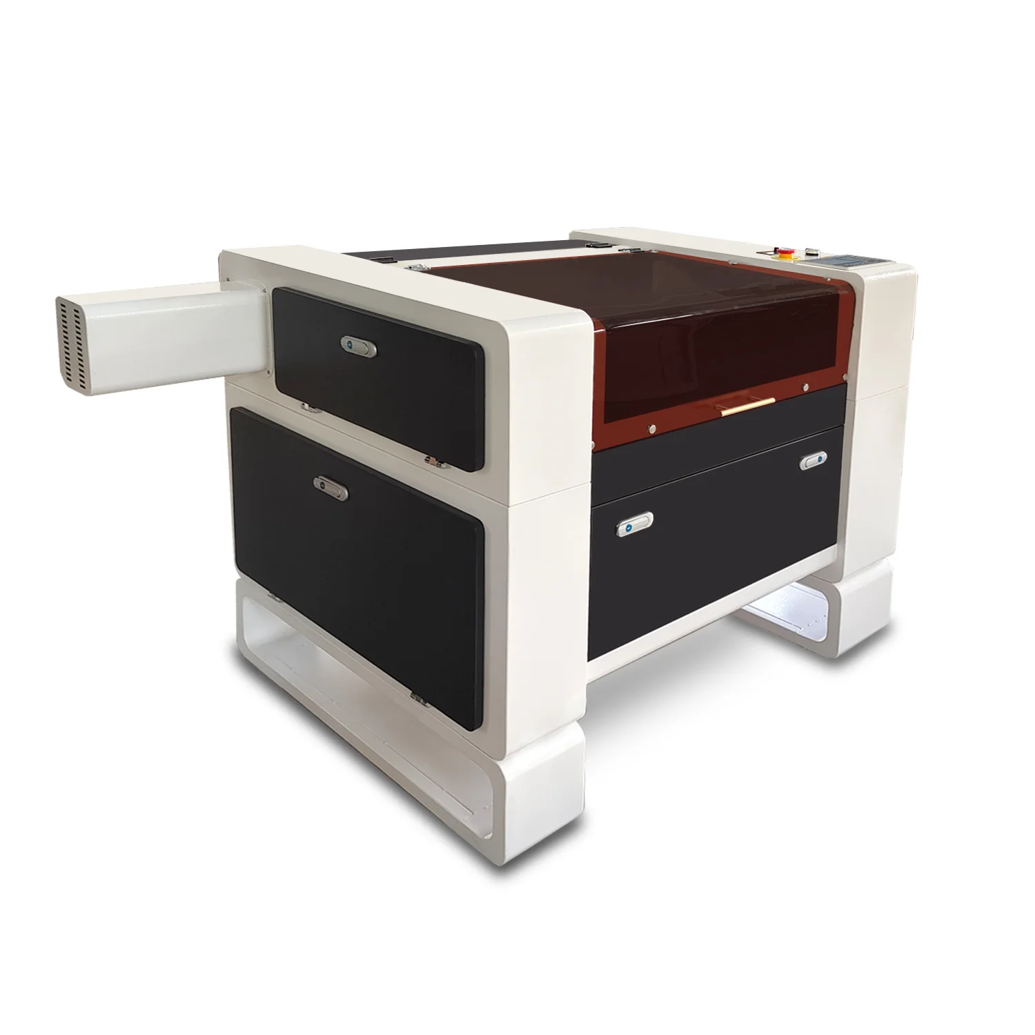 Ball screw drive 100w 6090 laser engraver machine 4060 cut mobile phone bottle denim jeans perfume bottles co2 laser cut CDWG Reci