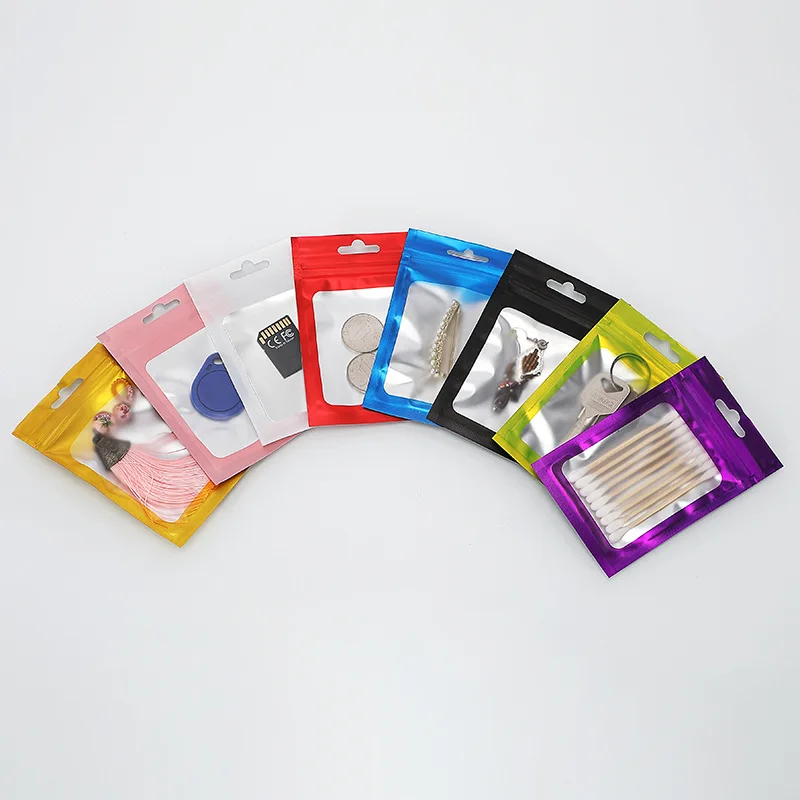 Printing Iridescent Plastic Laser Holographic Zipper Poly Bag Zip Lock Bags