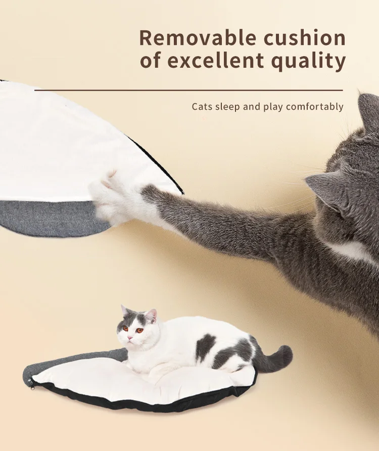 Petstar Wholesale Pet Products Petstar Cat Bed Play Tunnel Mat Foldable Soft Cat Toys Set Tunnel Tubes