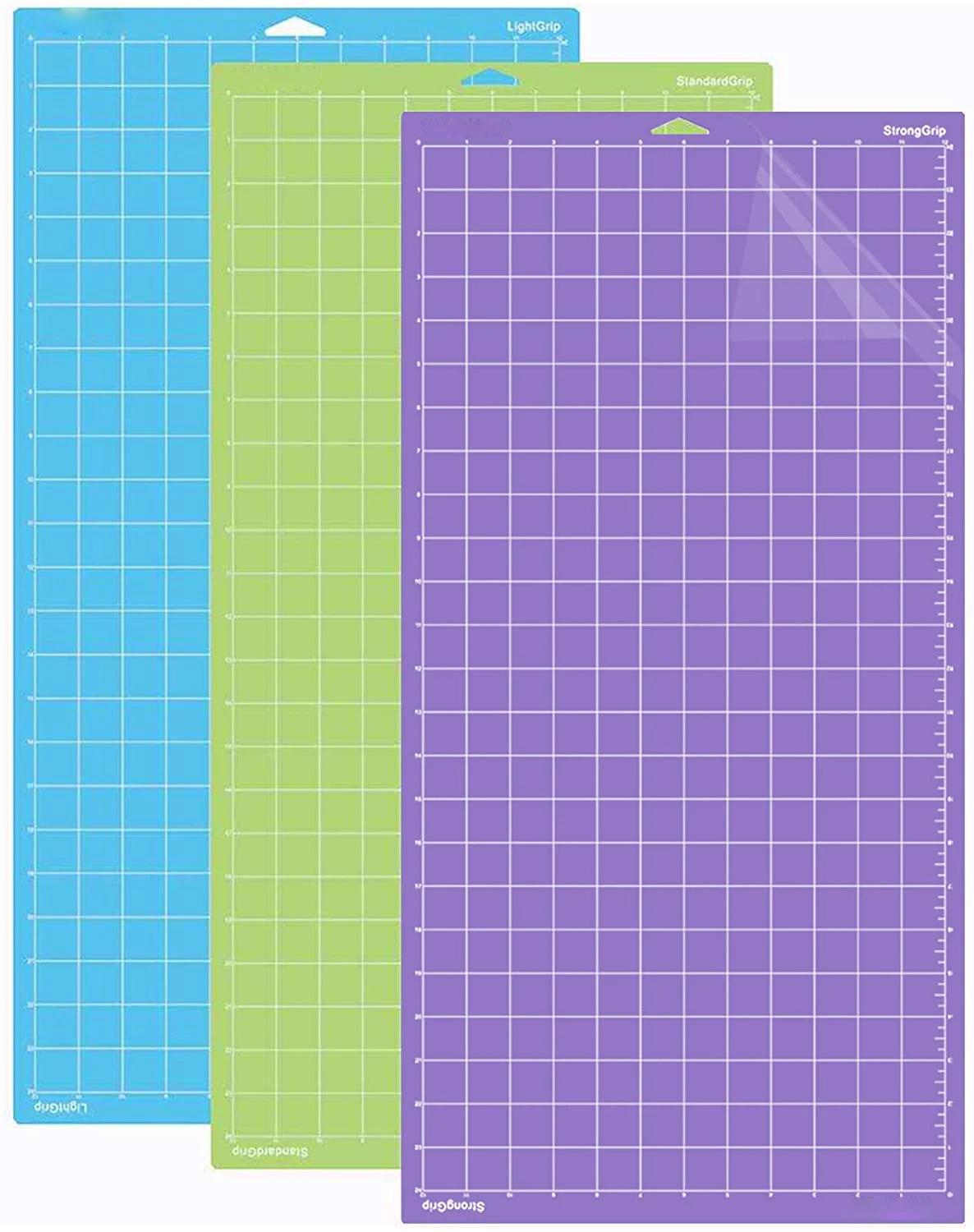 Stronggrip Standard Light Grip 12x24 inch  Multiple Adhesive Sticky Replacement  Cutting Mat for Silhouette Cameo