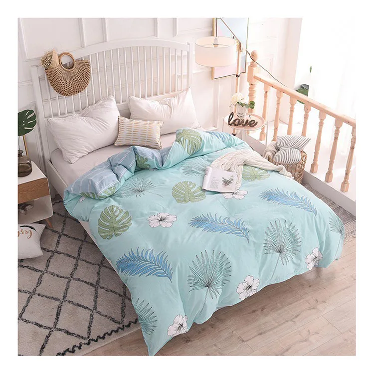 Customized Comforter 4 pieces design set bedding luxury 100% Cotton quality textile bed sheet